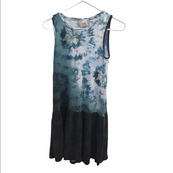 Anthropologie Dresses & Skirts - Saturday Sunday Anthropologie tie dye ruffle mini dress size XS